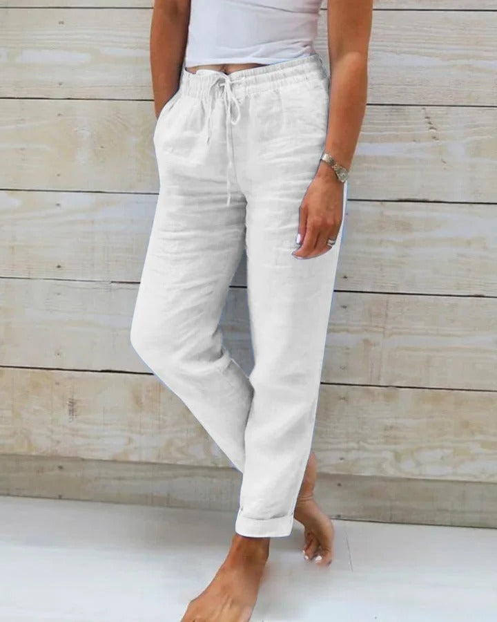 Pantalon Ample Stylé – Élégant, Confortable & Polyvalent – Flowza