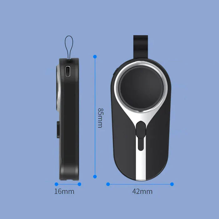 Clip de Charge Sans Fil Compacte - Alimentation Pratique et Portable