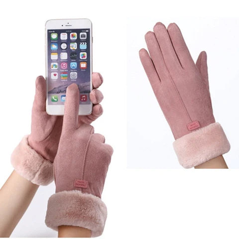 ConfortAurore - Gants d'Hiver Chauffants avec Compatibilité Écran Tactile | Trois Niveaux de Chaleur Réglables