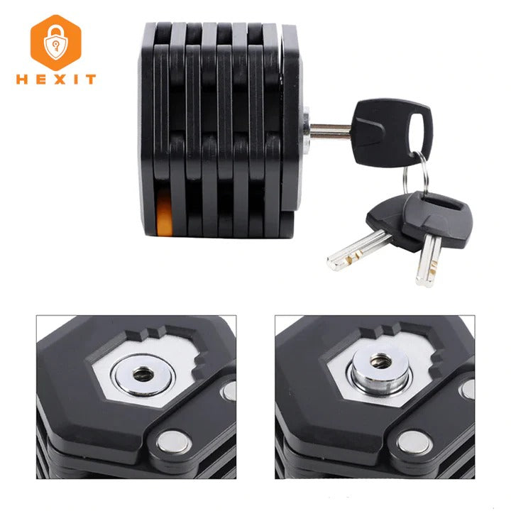 Antivol Vélo Pliable – Sécurisé, Compact & Léger – FoldLock