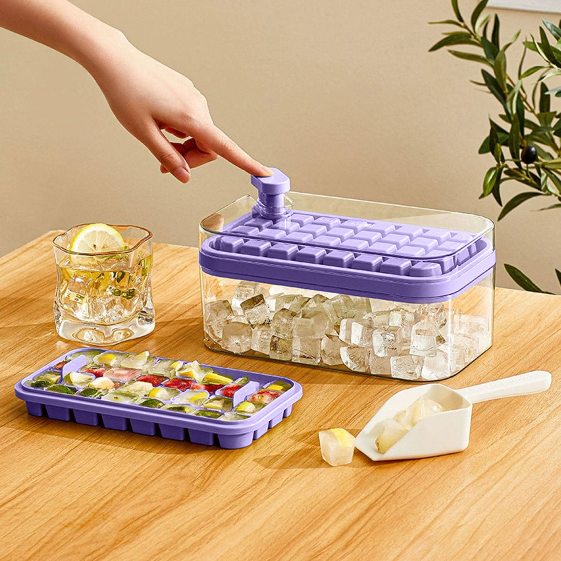 Bac à Glaçons en Silicone 32 Compartiments – Souple, Démoulage Facile & Sans BPA – FlexiFreeze