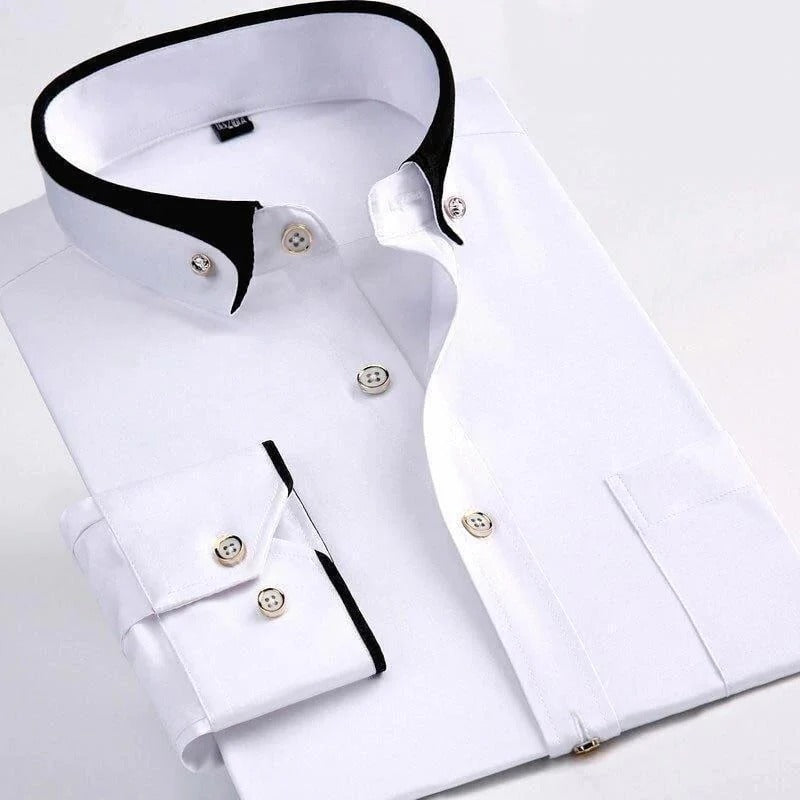 Chemise à Manches Longues pour un Style Printanier Intemporel 2025 – Marvin