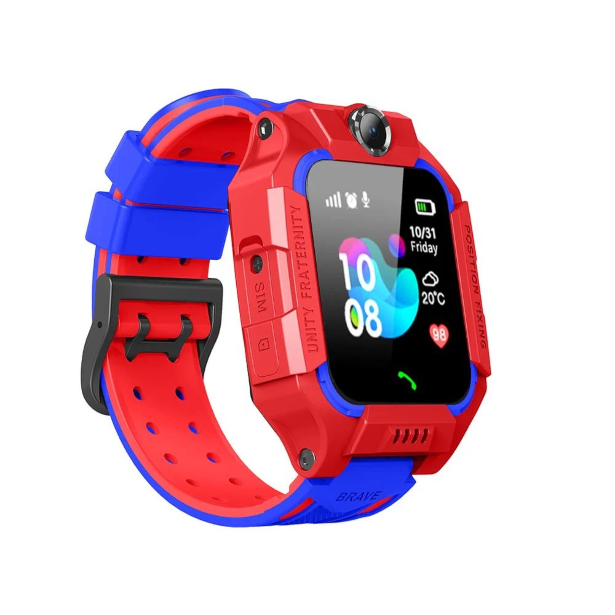 Montre Connectée pour Enfants avec GPS, Caméra, Appels et Bouton SOS – KidSecure