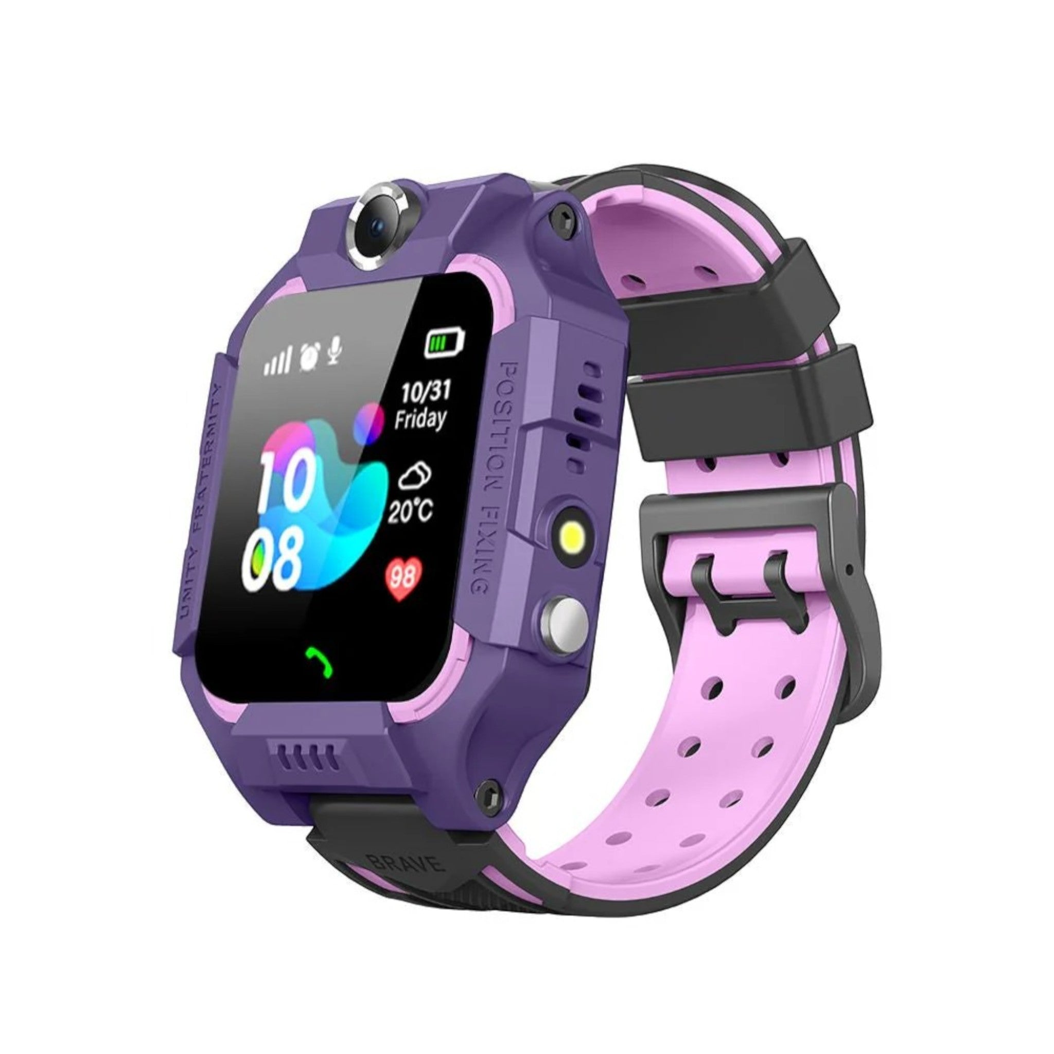 Montre Connectée pour Enfants avec GPS, Caméra, Appels et Bouton SOS – KidSecure
