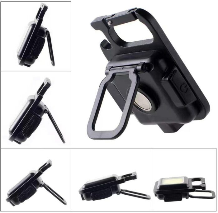 WorkBeam - Lampe de travail LED portable rechargeable avec porte-clés