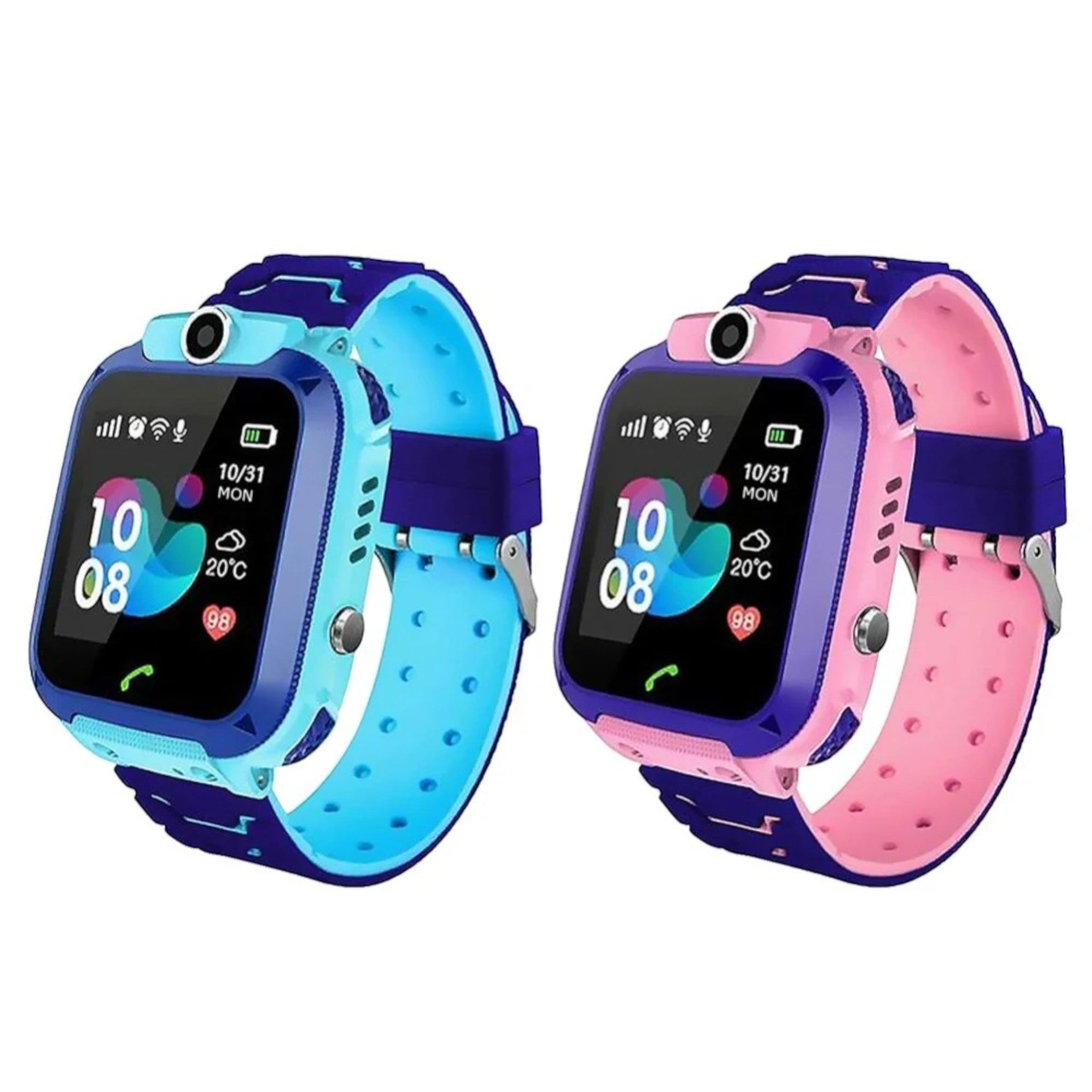 Montre Connectée pour Enfants avec GPS, Caméra, Appels et Bouton SOS – KidSecure
