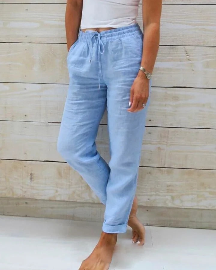 Pantalon Ample Stylé – Élégant, Confortable & Polyvalent – Flowza