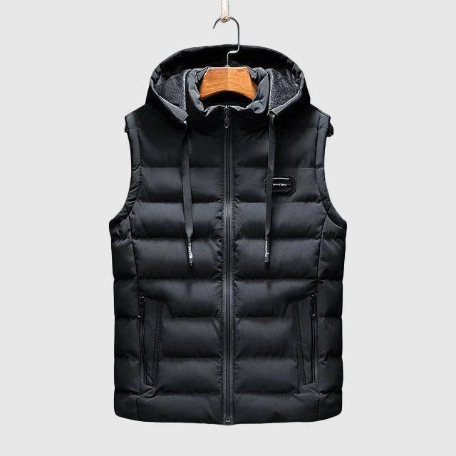 René - Gilet Doudoune à Capuche pour Homme - Léger & Chaud pour Toute Saison