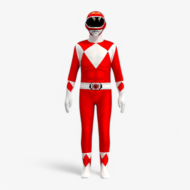 Power Ranger – Costume Enfant Complet avec Casque et Tenue