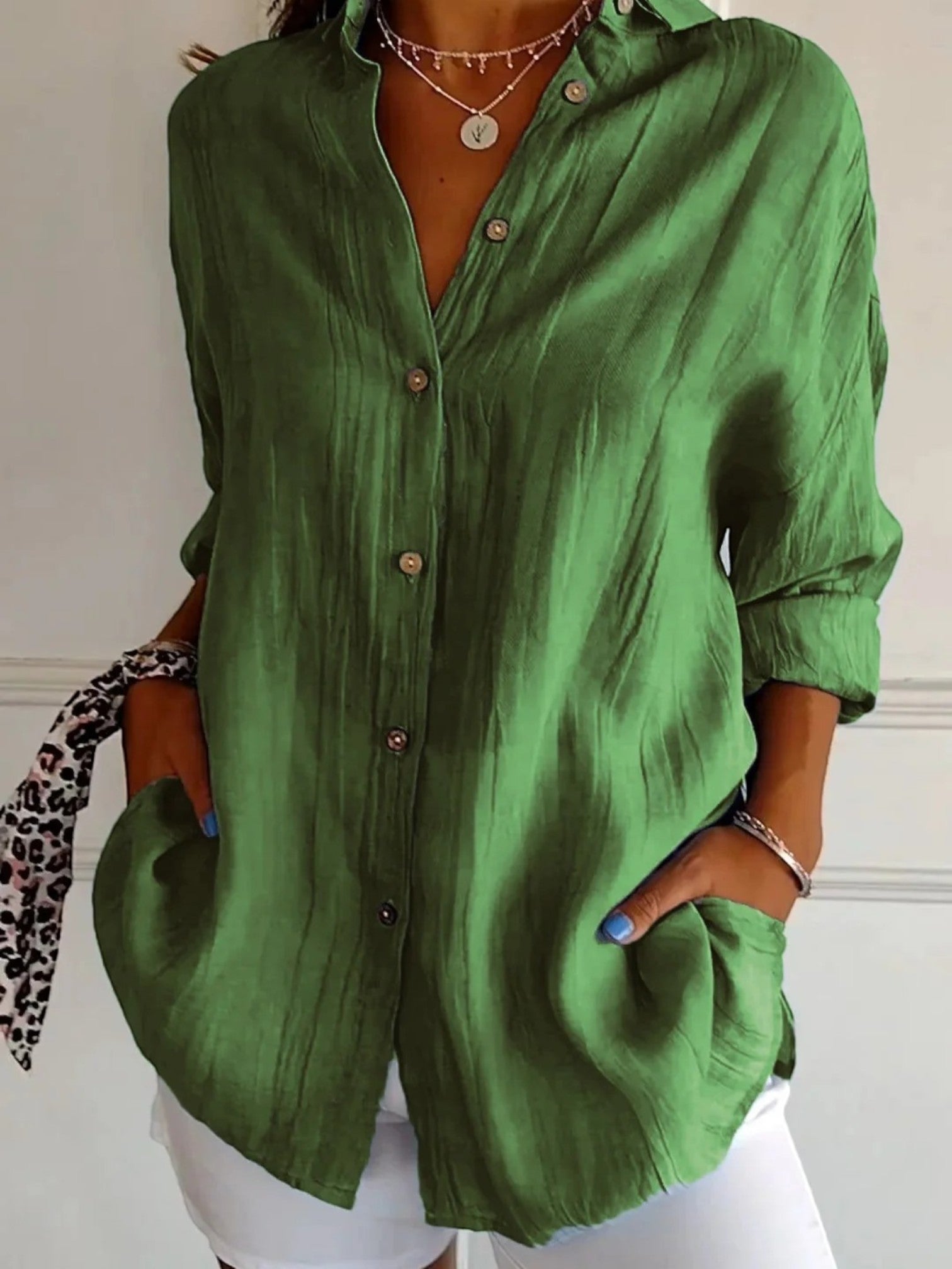 Amélie | Chemisier Chic À Col En V Pour Femme