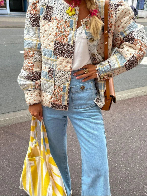 BohoChic - Veste Patchwork Quilted pour Femme