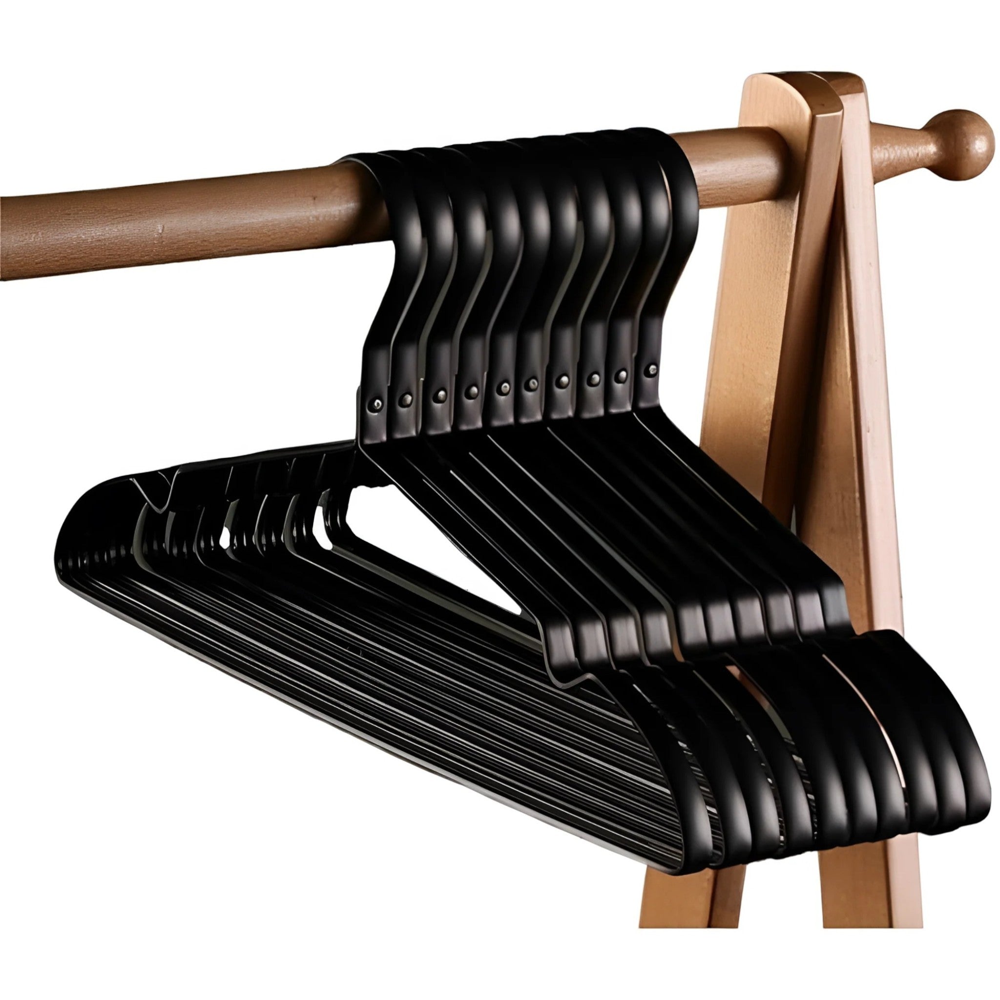 Cintres Antidérapants de Luxe – Pour un Rangement Élégant – VeluGrip