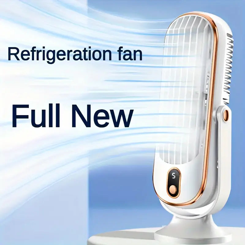 Ventilateur Climatiseur Portable – Double Moteur, 5 Vitesses, 720° & USB Rechargeable – CoolSphere
