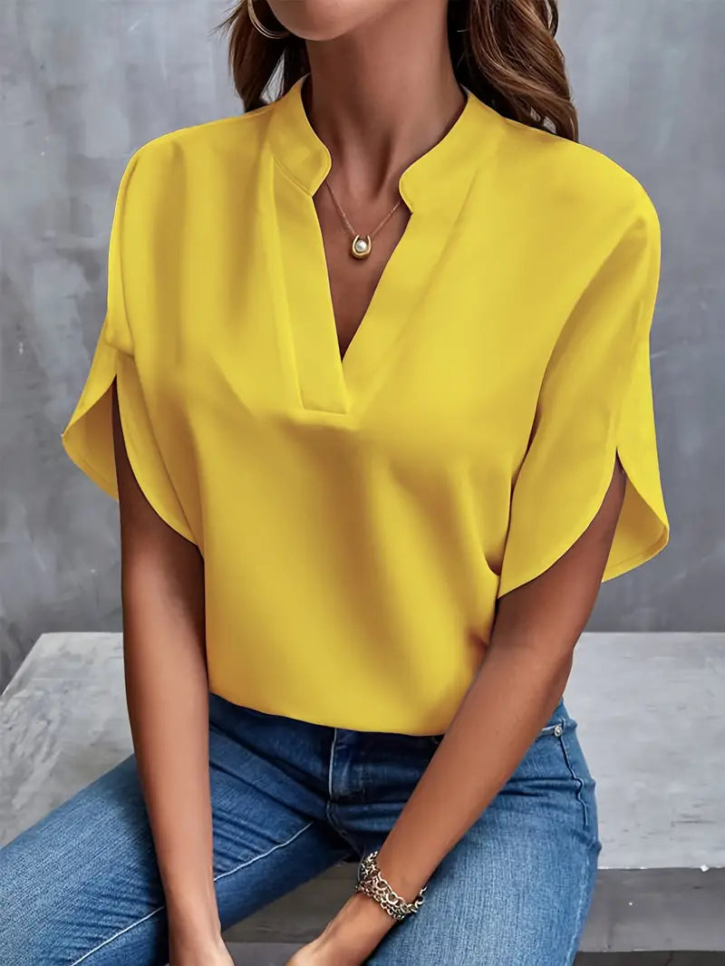 Delphine | Blouse Légère À Col En V Pour Femme