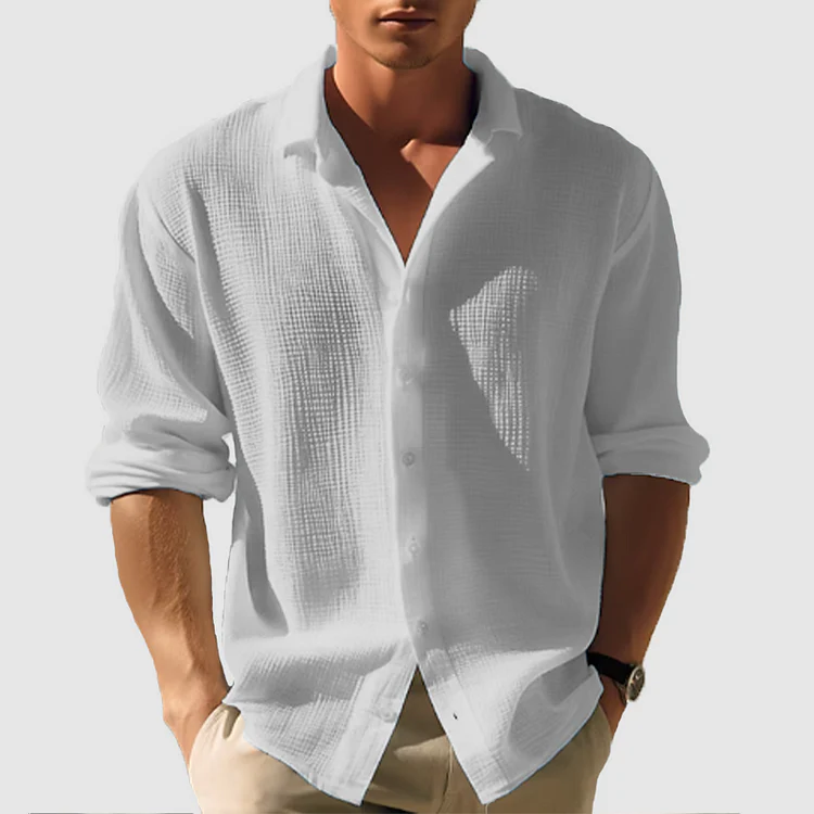 Chemise Boutonnée Décontractée pour Homme – Style Estival et Confort - Max