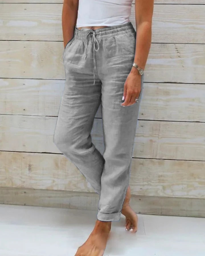 Pantalon Ample Stylé – Élégant, Confortable & Polyvalent – Flowza