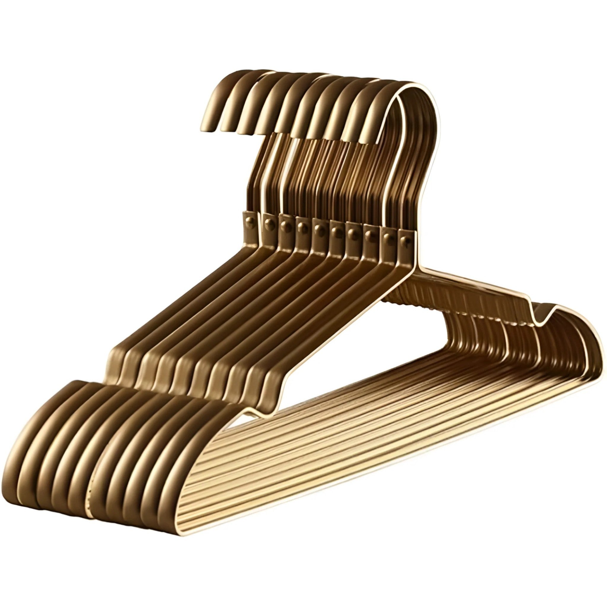 Cintres Antidérapants de Luxe – Pour un Rangement Élégant – VeluGrip