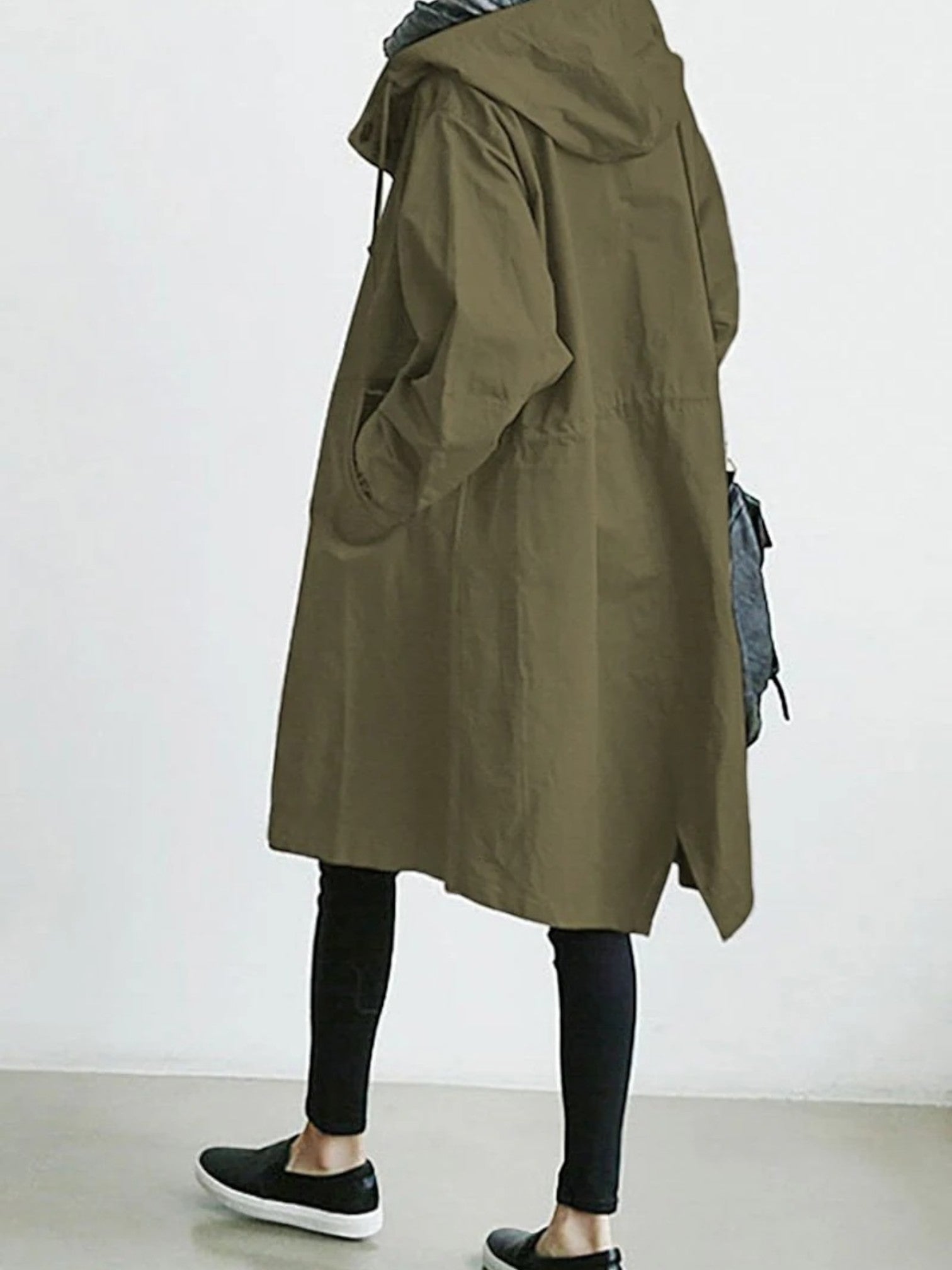 Claire | Trench Coupe-vent Décontracté À Capuche Pour Femme