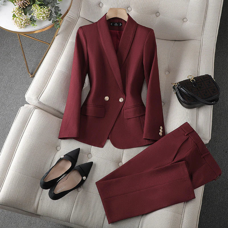 Élise - Ensemble blazer et pantalon pour femme
