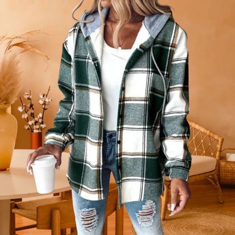 Margaux - Manteau avec capuche pour femme