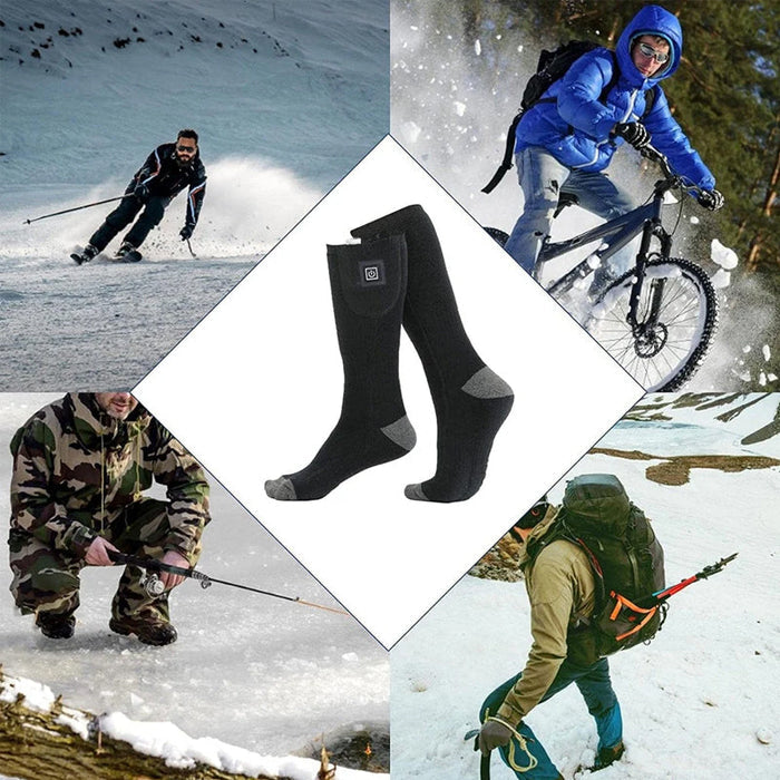 Chaussettes Chauffantes HeatWave – Rechargeables, Chaudes et Confortables