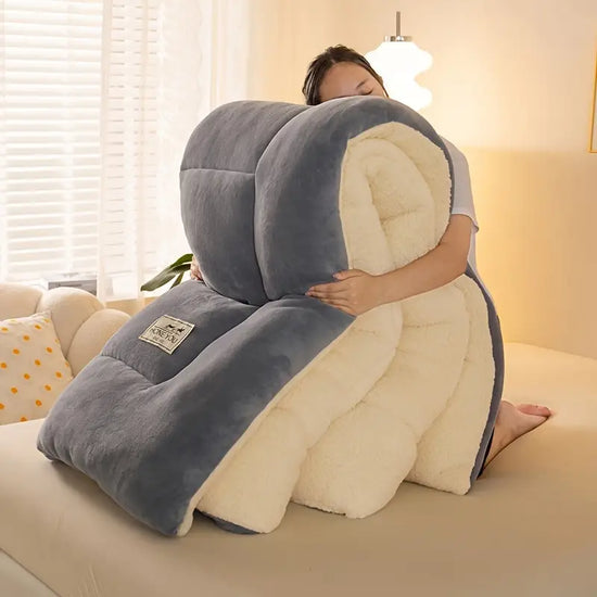 DouceurNest - Couette Moderne Matelassée, Douce Microfibre, Chaleur Toute Saison, Lavable et Respirante