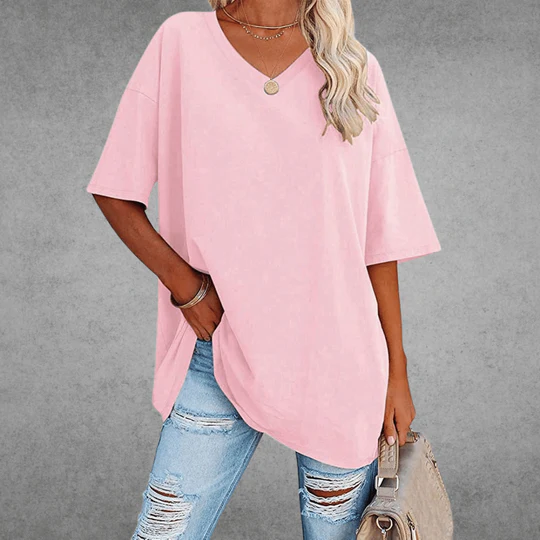 T-shirt à Col V – Intemporel, Confortable & Stylé – Vesso