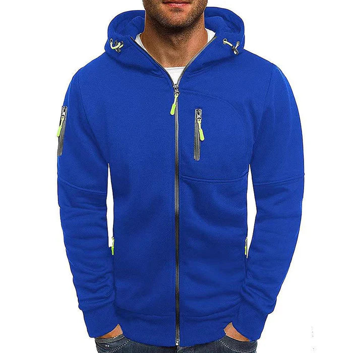 Louis - Veste Sweat à Capuche avec Fermeture Éclair pour Homme