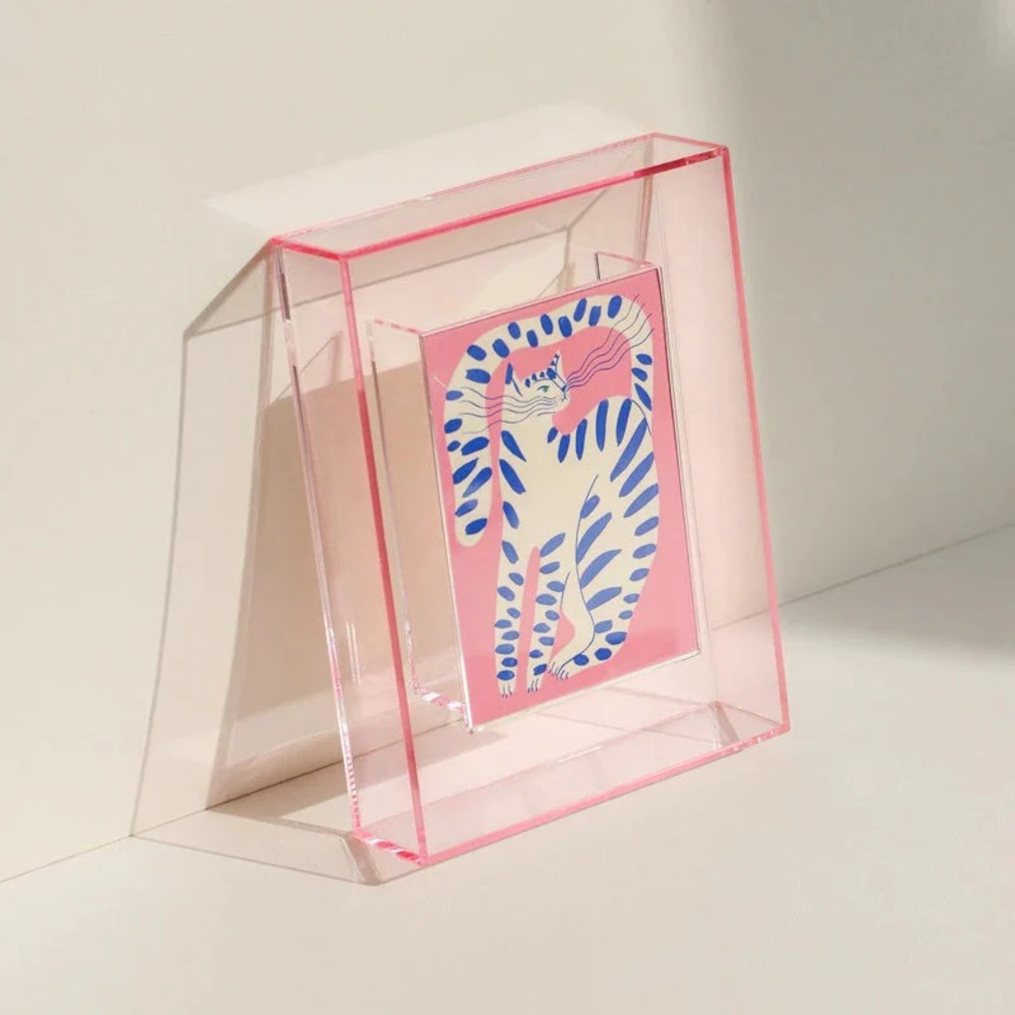 Cadre Élégant et Moderne en Verre Transparent – Clarity II