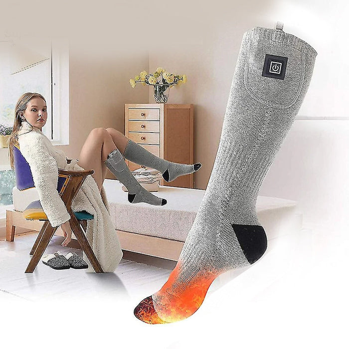 Chaussettes Chauffantes HeatWave – Rechargeables, Chaudes et Confortables