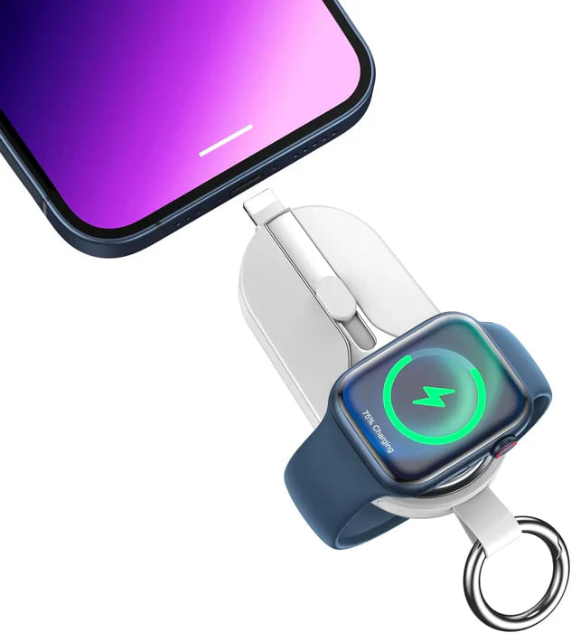 Clip de Charge Sans Fil Compacte - Alimentation Pratique et Portable