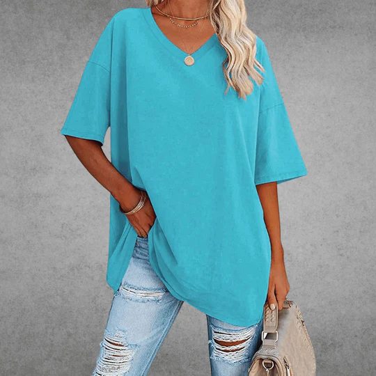 T-shirt à Col V – Intemporel, Confortable & Stylé – Vesso