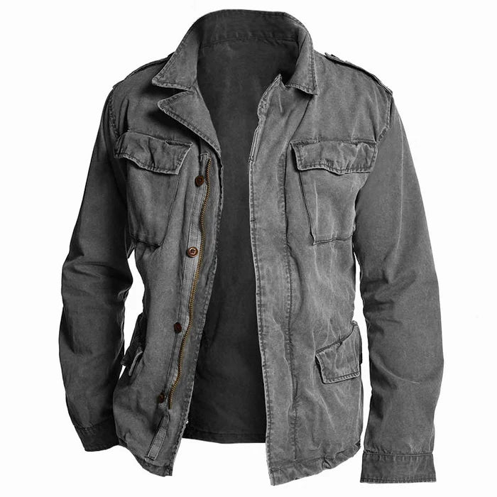 Alain - Veste de Travail Vintage Décontractée pour Homme