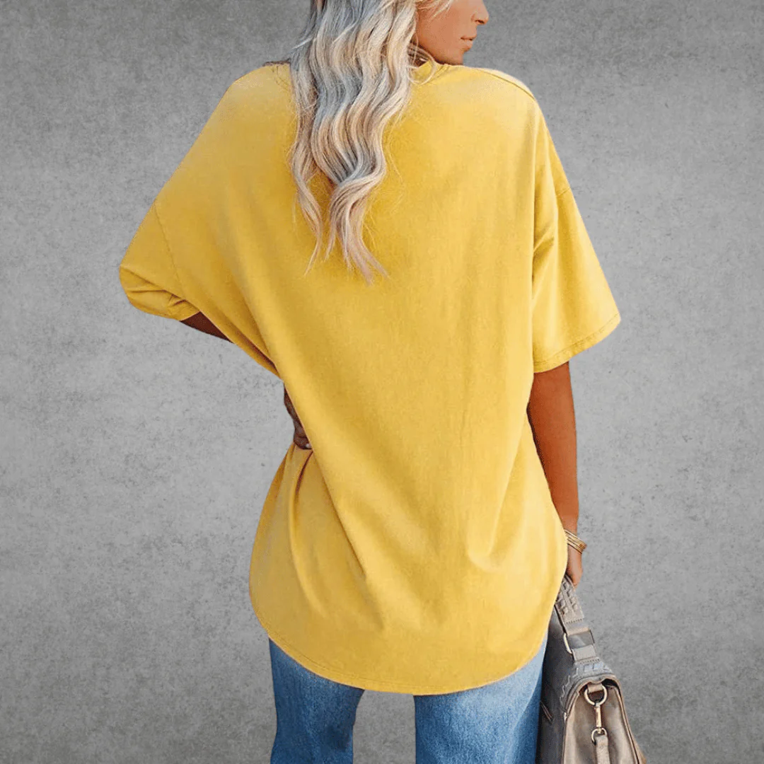 T-shirt à Col V – Intemporel, Confortable & Stylé – Vesso