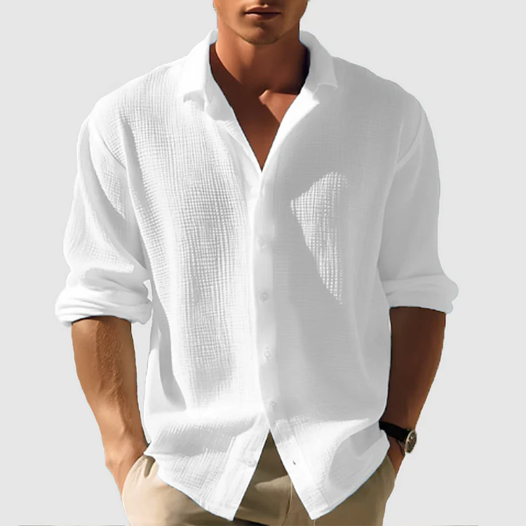 Chemise Boutonnée Décontractée pour Homme – Style Estival et Confort - Max