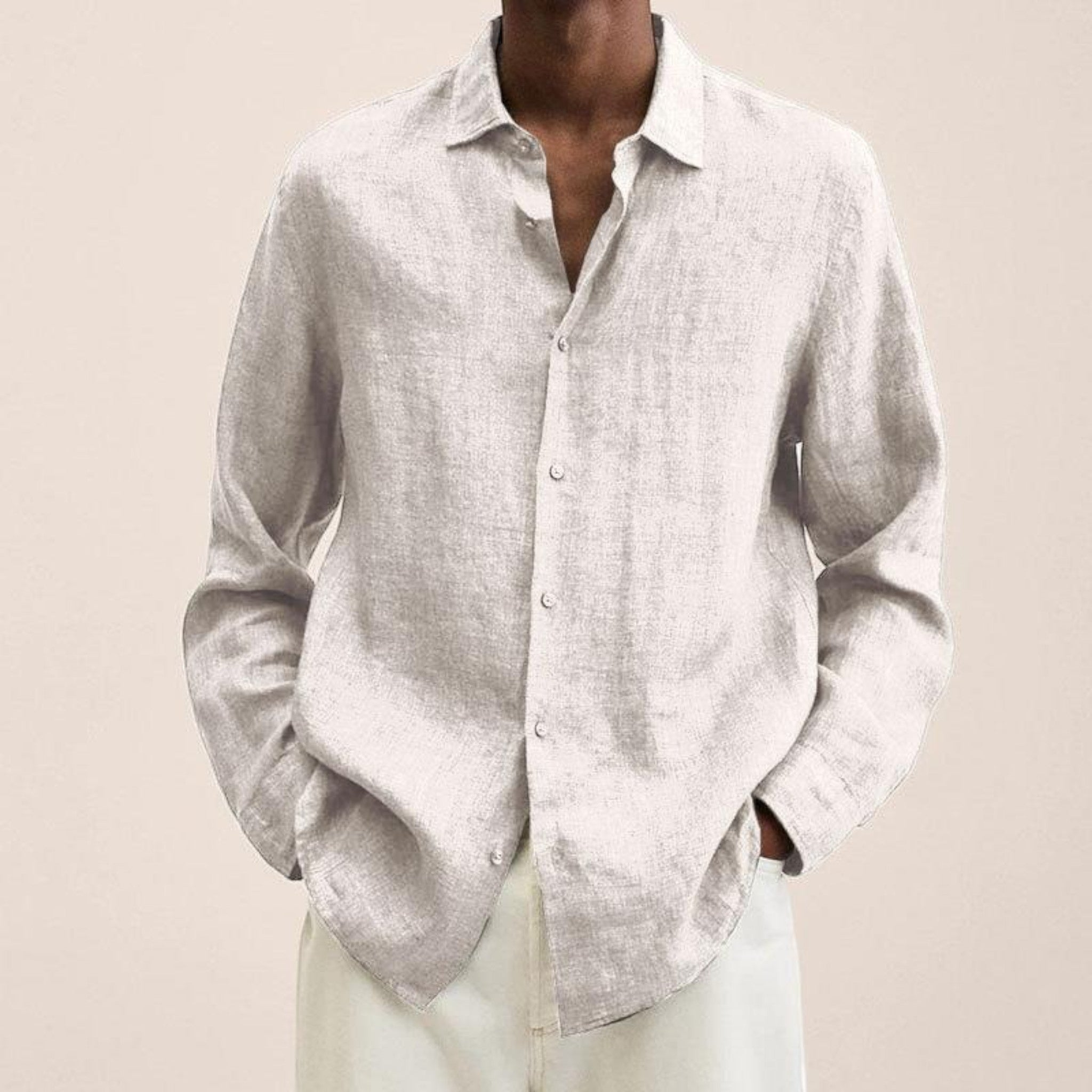 Axel | Chemise Décontractée À Manches Longues Pour Hommes
