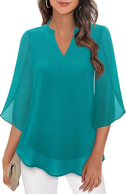 Blouse Aérée et Stylée pour Femme – Légèreté et Élégance - Lucie