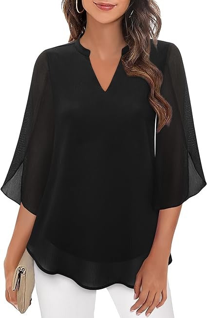 Blouse Aérée et Stylée pour Femme – Légèreté et Élégance - Lucie