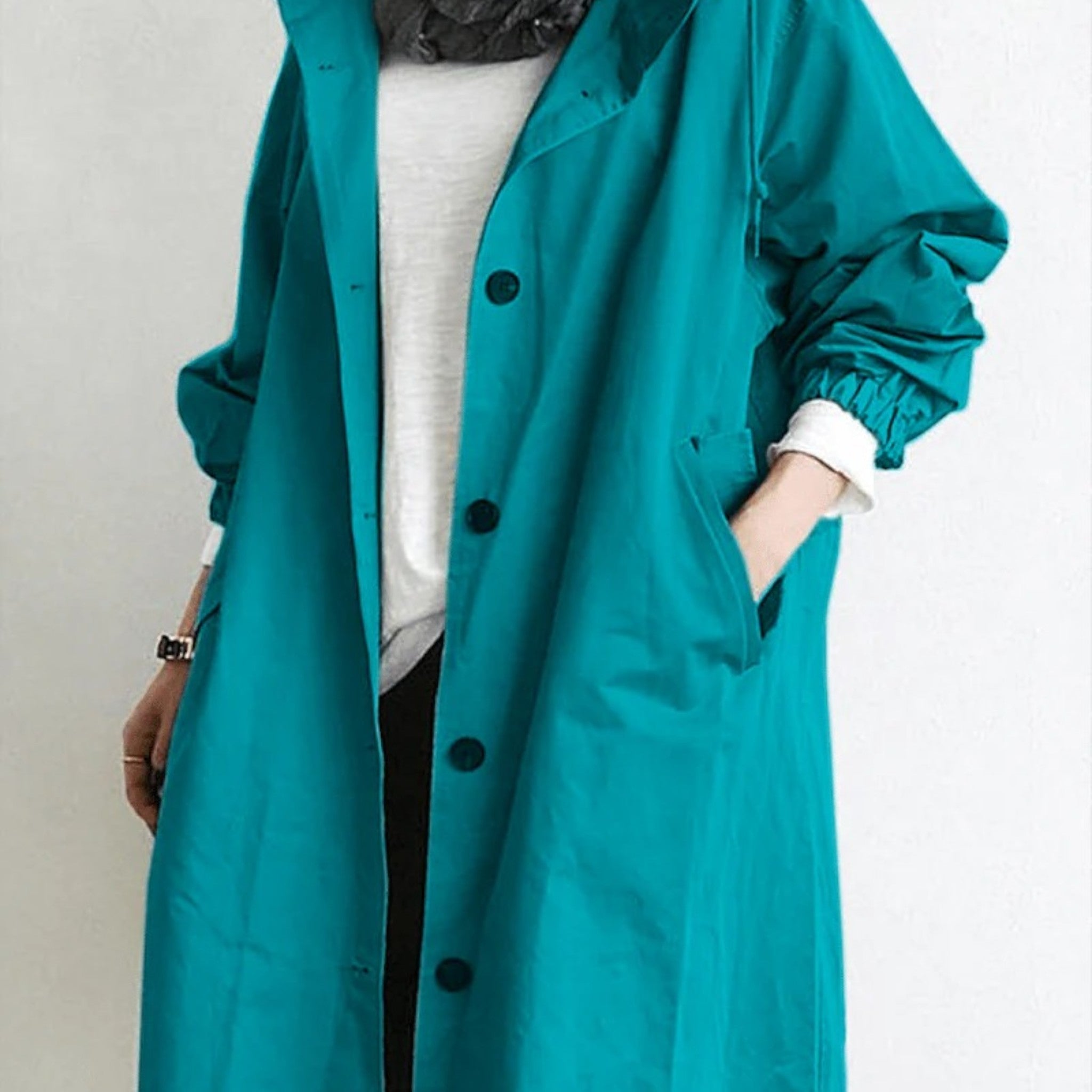 Claire | Trench Coupe-vent Décontracté À Capuche Pour Femme