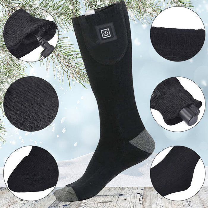 Chaussettes Chauffantes HeatWave – Rechargeables, Chaudes et Confortables