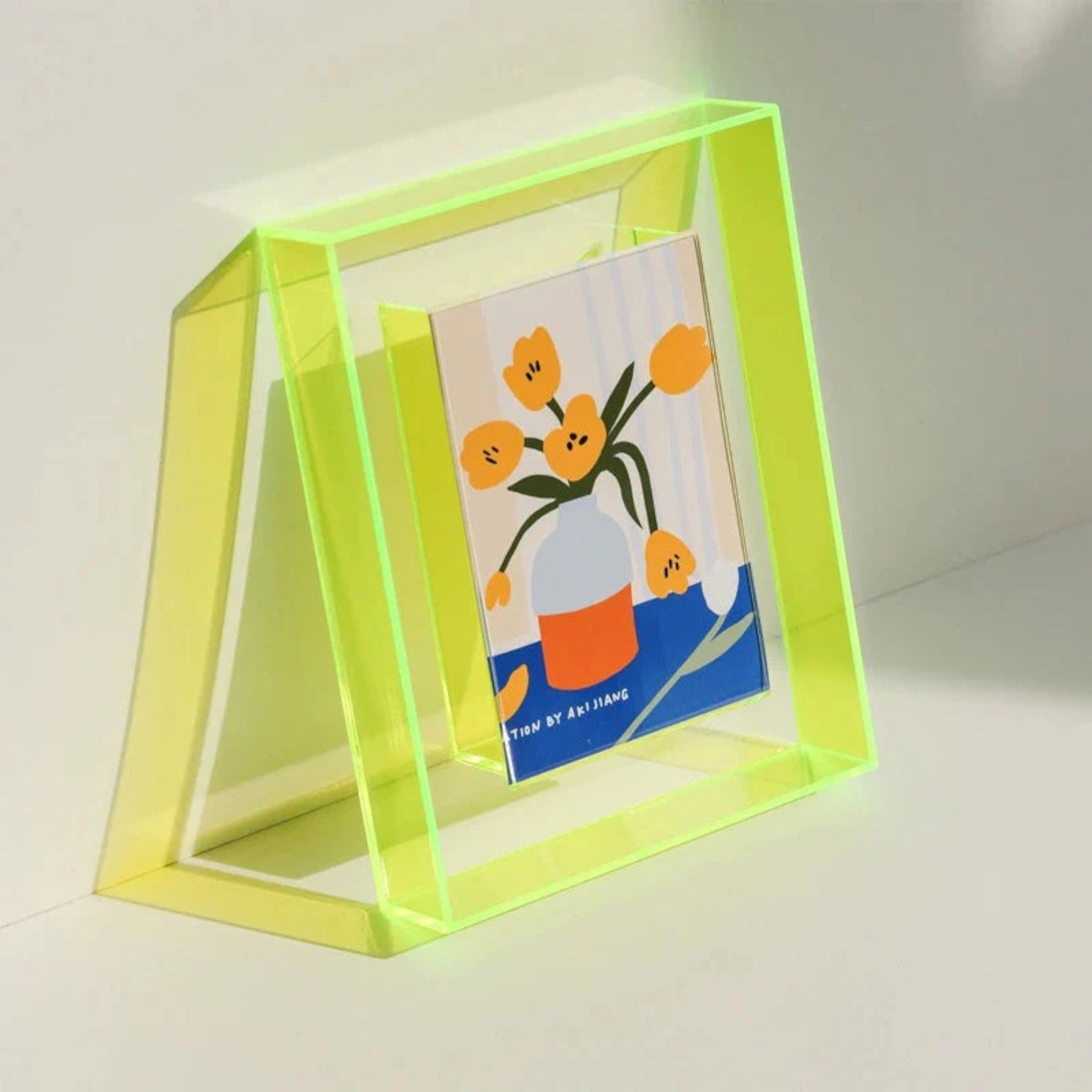 Cadre Élégant et Moderne en Verre Transparent – Clarity II