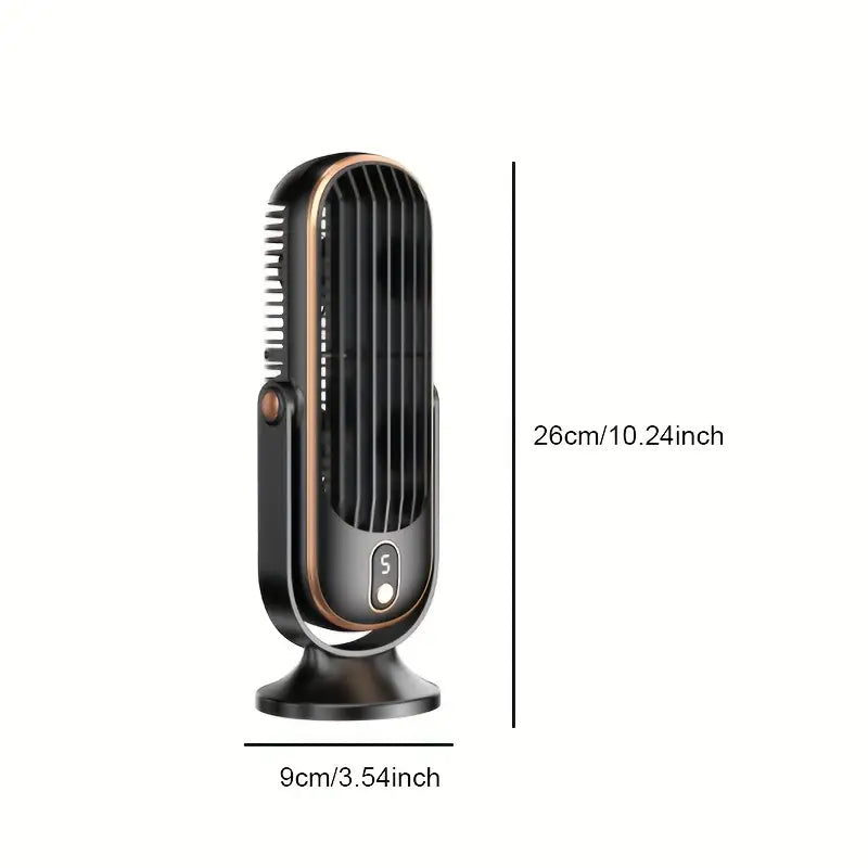 Ventilateur Climatiseur Portable – Double Moteur, 5 Vitesses, 720° & USB Rechargeable – CoolSphere