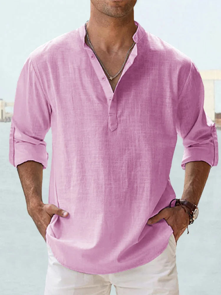 Simon | Chemise D'été Décontractée Pour Hommes | Manches Longues