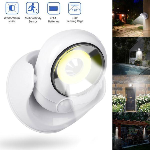 Lampe LED - Action-Motion - Ultra-lumineuse - Avec Capteur de Mouvement