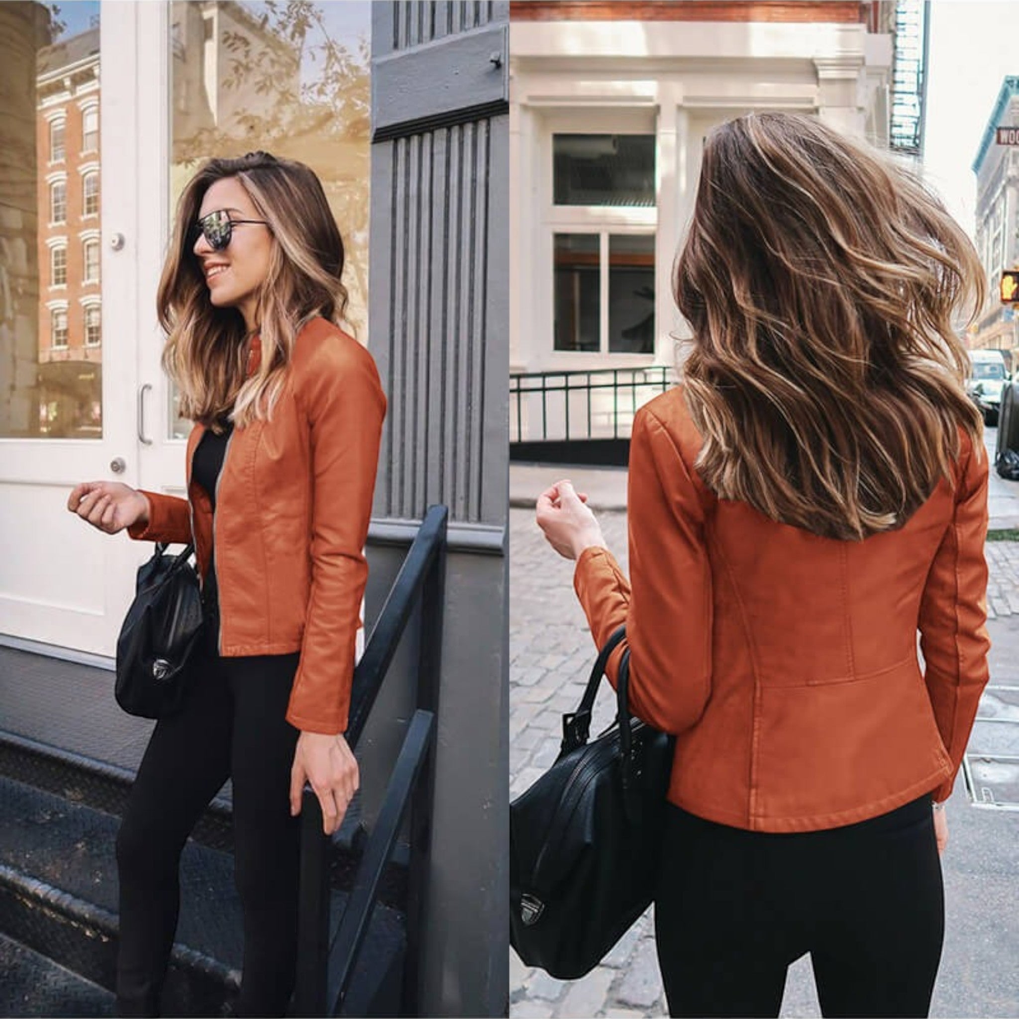 Amira | Veste De Motard Chic Ajustée Pour Femmes