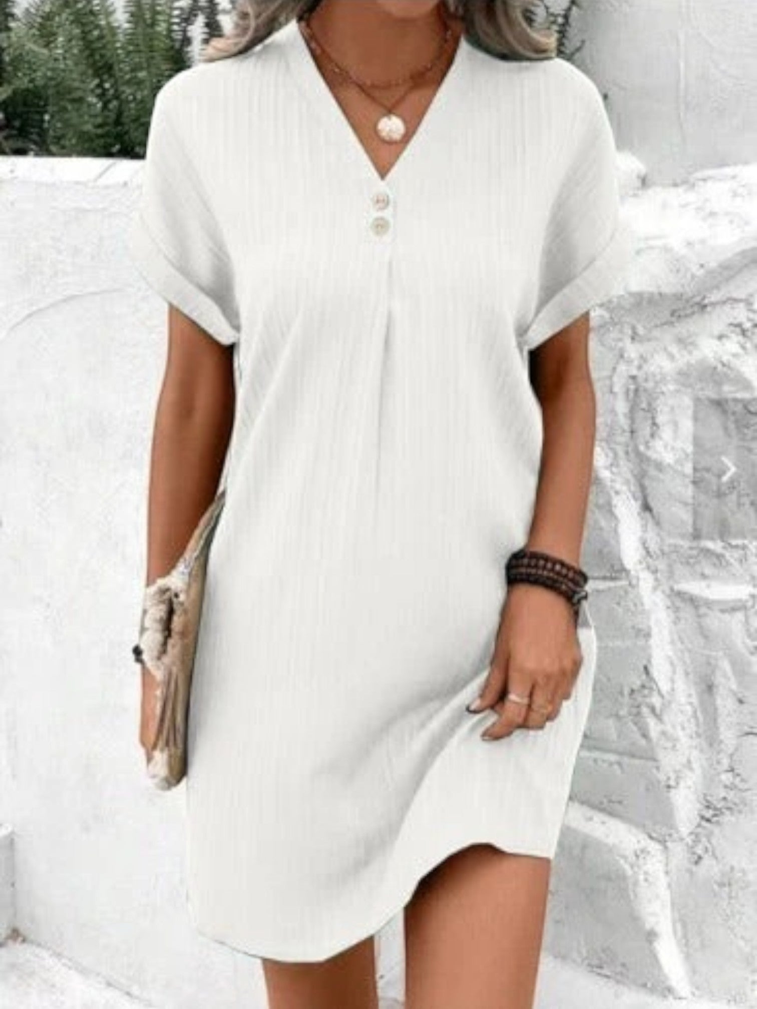 Bianca | Robe Chemise Élégante Pour Femme | Midi