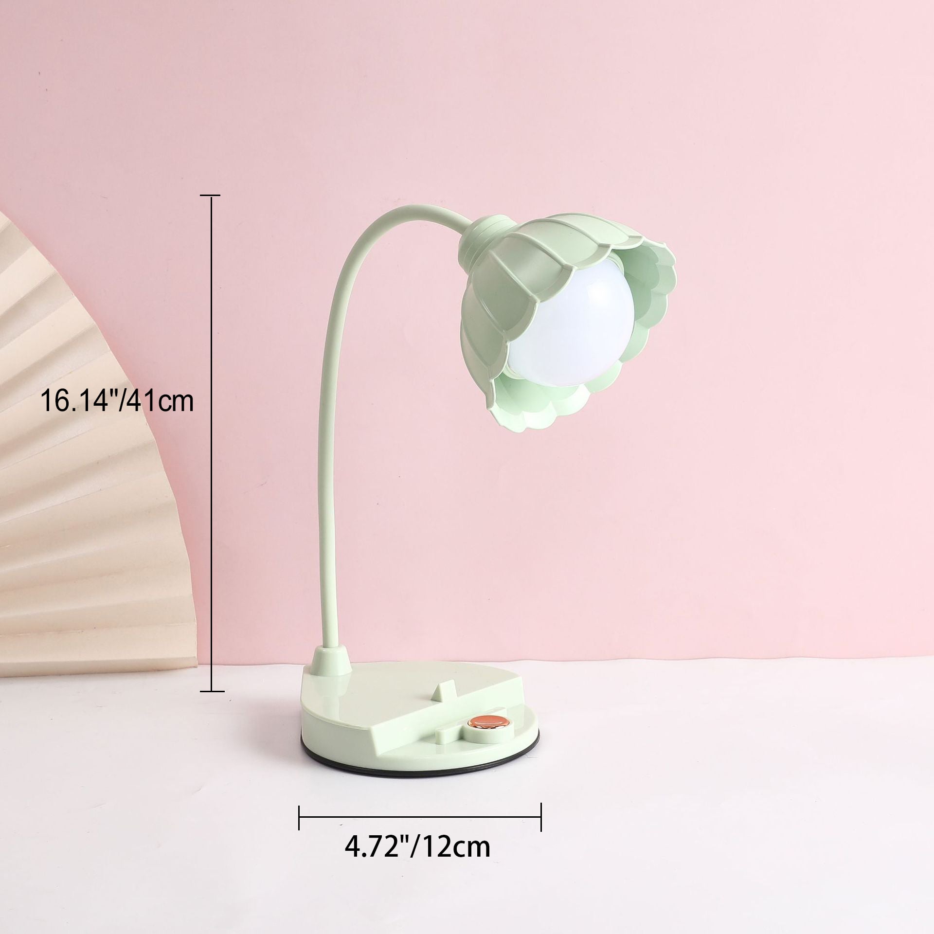 Lampe de Table LED Rechargeable – Design Fleur avec Capteur Tactile en ABS & PP – Bloomia