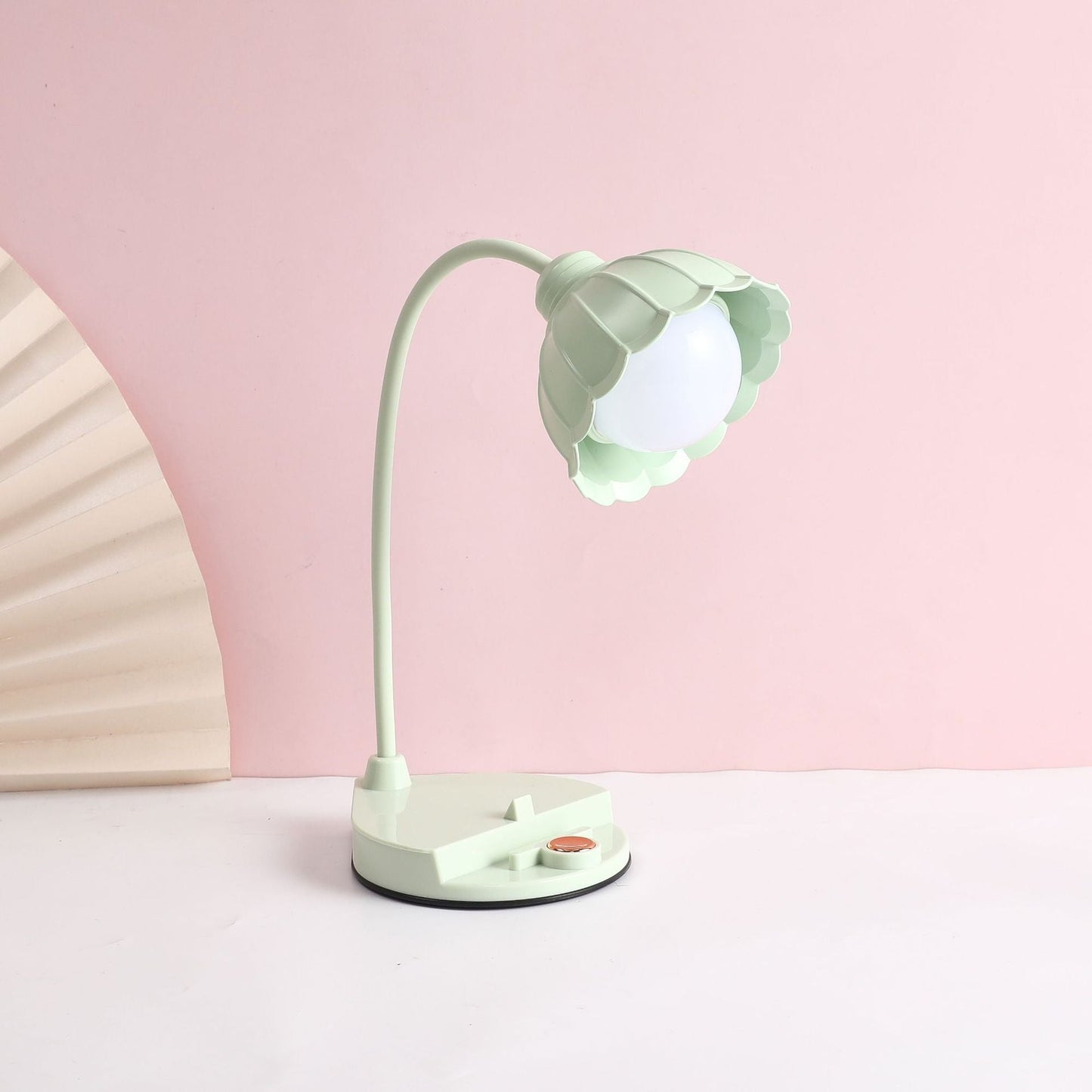 Lampe de Table LED Rechargeable – Design Fleur avec Capteur Tactile en ABS & PP – Bloomia