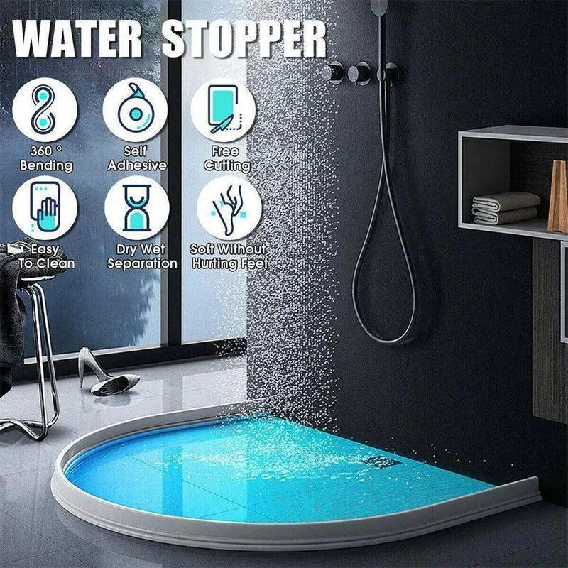 Barrière de Douche - WaterStop - Joint en Silicone - Installation Facile