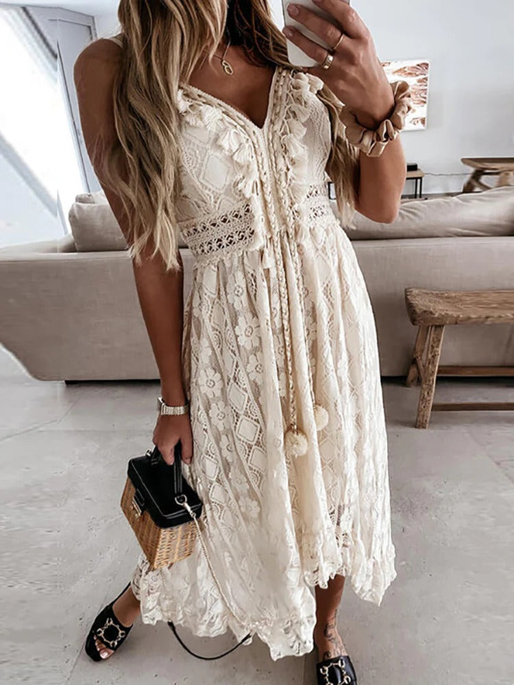 Robe Longue d’Été Mara – Élégante & Chic pour Toutes Occasions – Soleilée